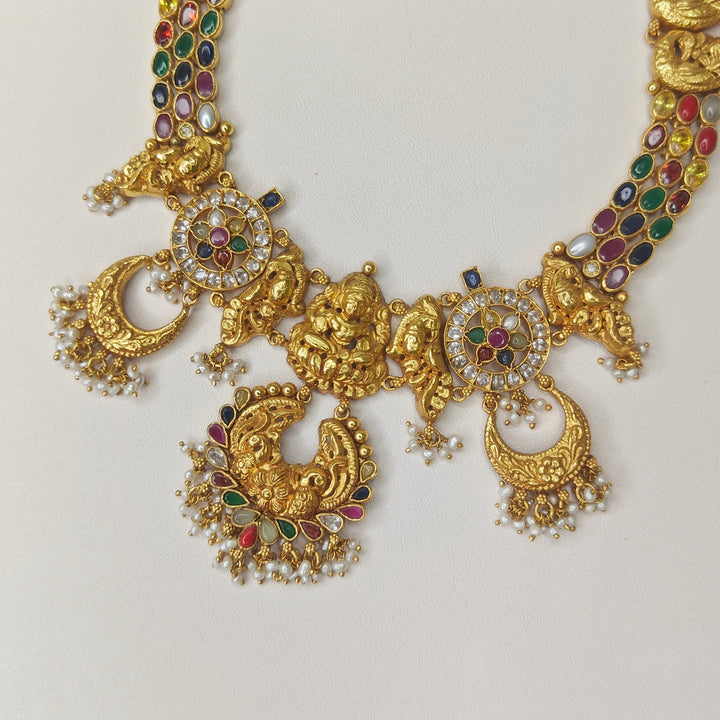 Navaratna Necklace - The Velli Kadai