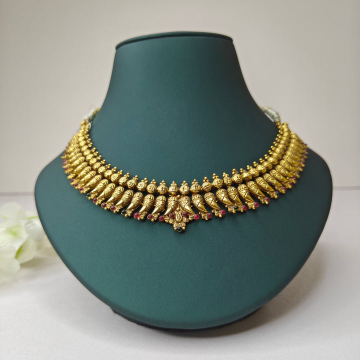 Lakshmi Nagas Necklace - The Velli Kadai