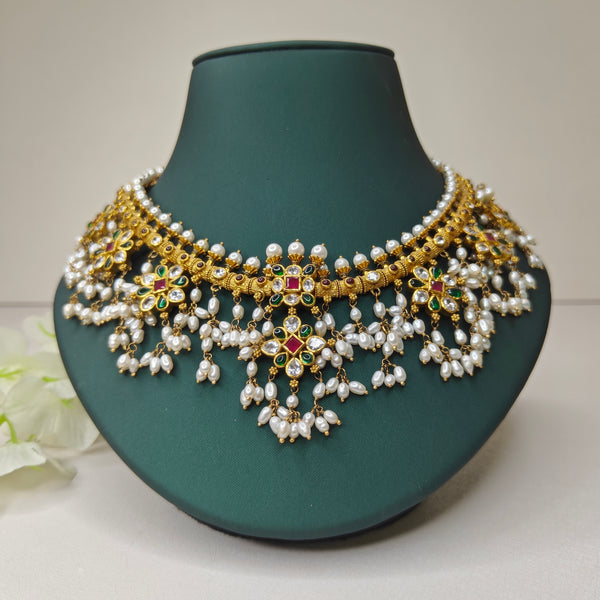 Muthu Beats Necklace - The Velli Kadai