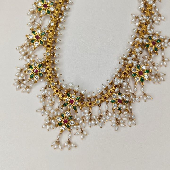 Muthu Beats Necklace - The Velli Kadai