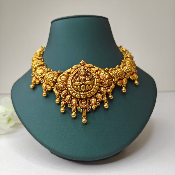 Annapachi Lakshmi Necklace - The Velli Kadai