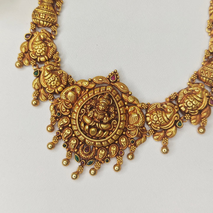 Annapachi Lakshmi Necklace - The Velli Kadai