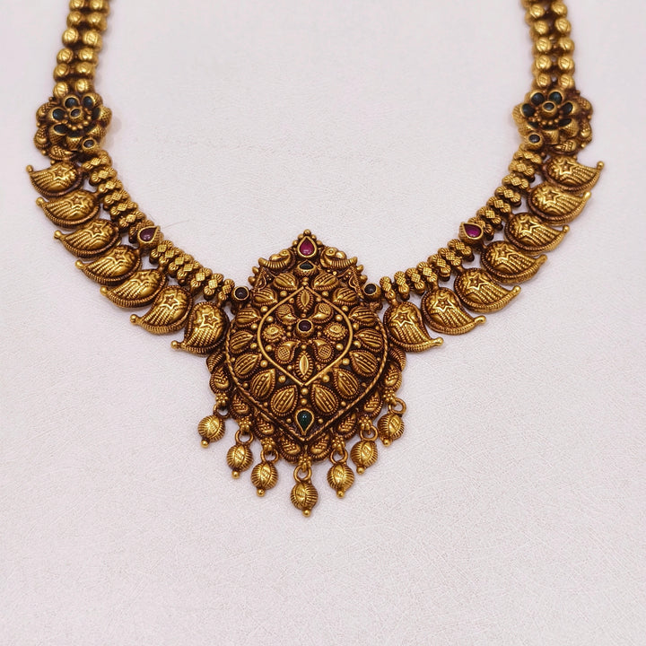 Mango Design Necklace - The Velli Kadai