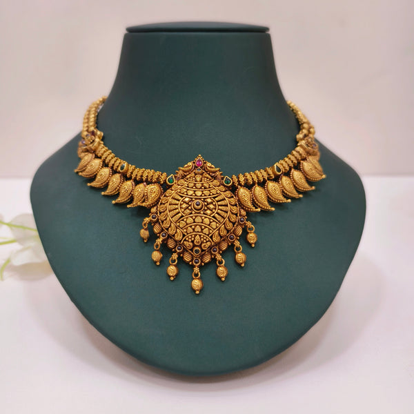 Mango Heart Design Necklace - The Velli Kadai