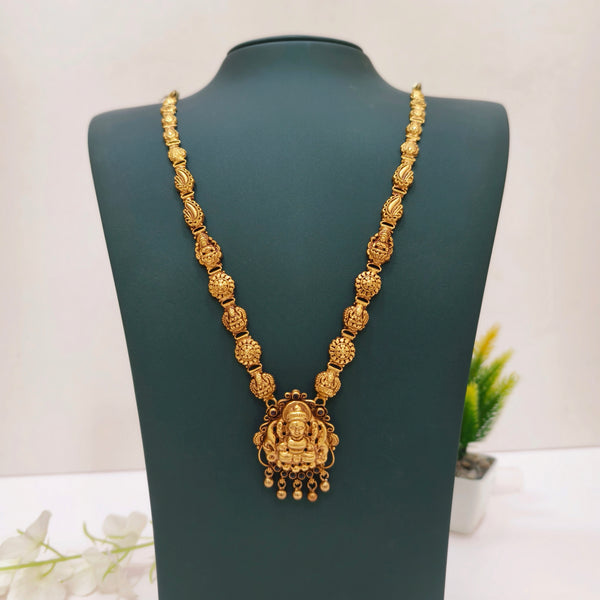 Three Fourth Lakshmi Necklace - The Velli Kadai