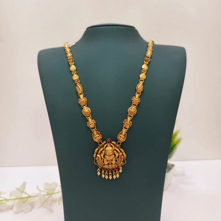 Three Fourth Lakshmi Necklace - The Velli Kadai