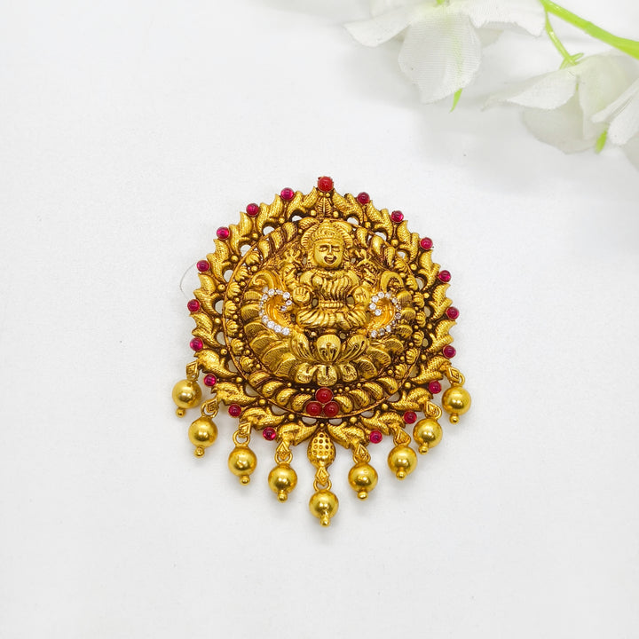 Lakshmi with Beads Pendant - The Velli Kadai