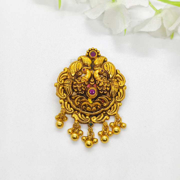 Peacock Design Pendant - The Velli Kadai