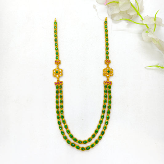 Green Stones Antique Necklace