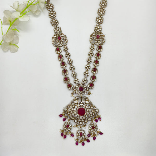 White Stones Silver Antique Haram