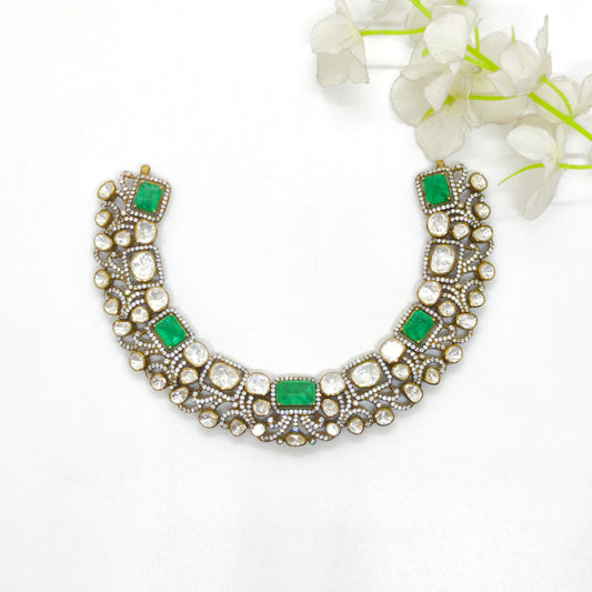 White Stones Antique Necklace