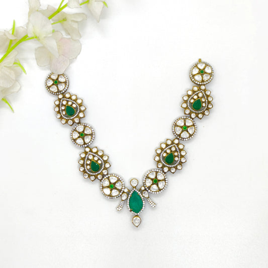 White Stones Antique Necklace