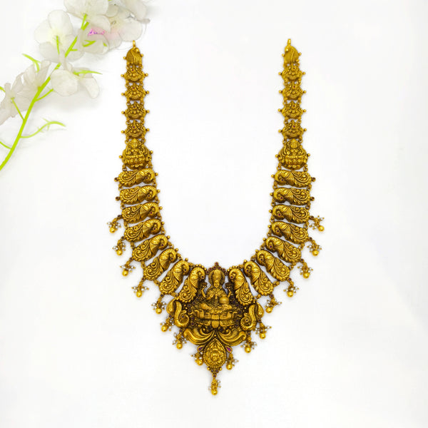Lakshmi Silver Antique Haram