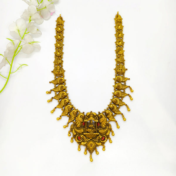 Lakshmi Silver Antique Haram
